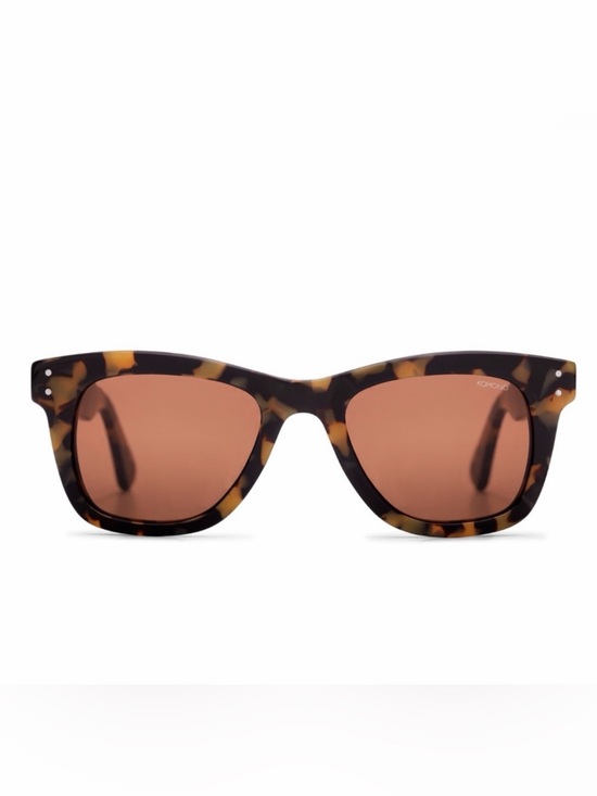 Komono Other - New Men’s KOMONO Brown Tan tortoise Sunglasses rectangular